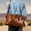 Fontana- Cowhide Leather Duffle Bag