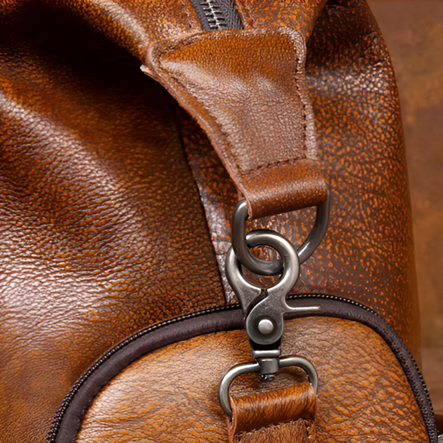Fontana- Cowhide Leather Duffle Bag