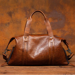 Fontana- Cowhide Leather Duffle Bag