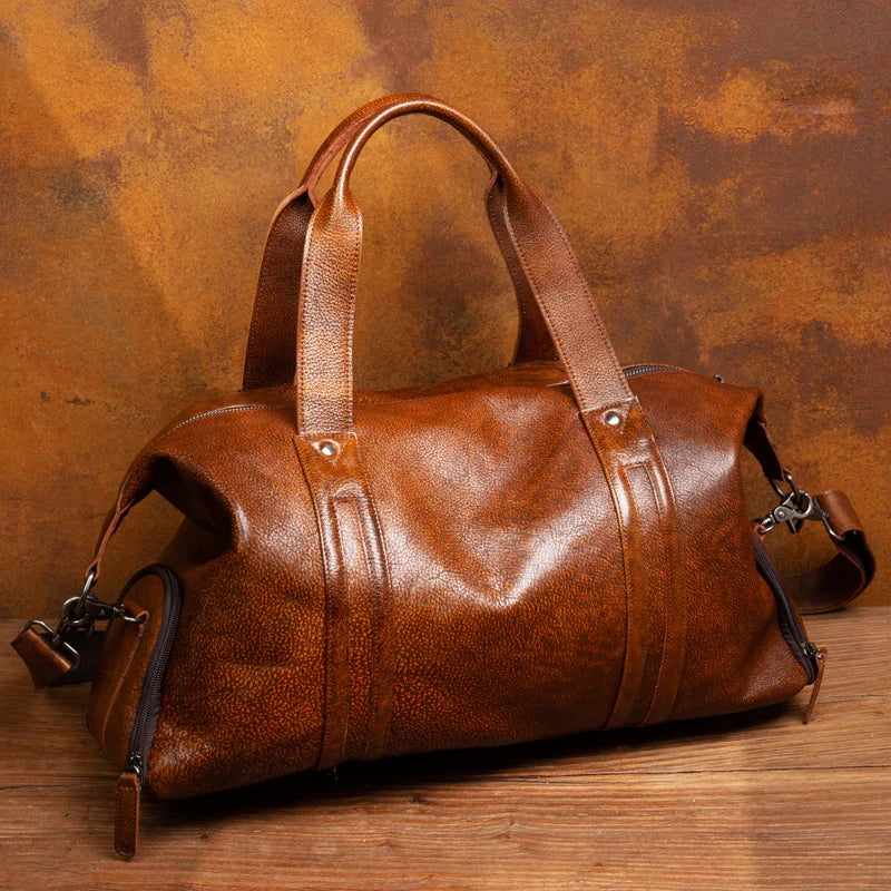 Fontana- Cowhide Leather Duffle Bag