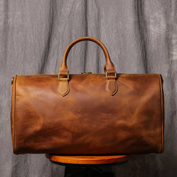 Cowhide Leather Duffle Bag